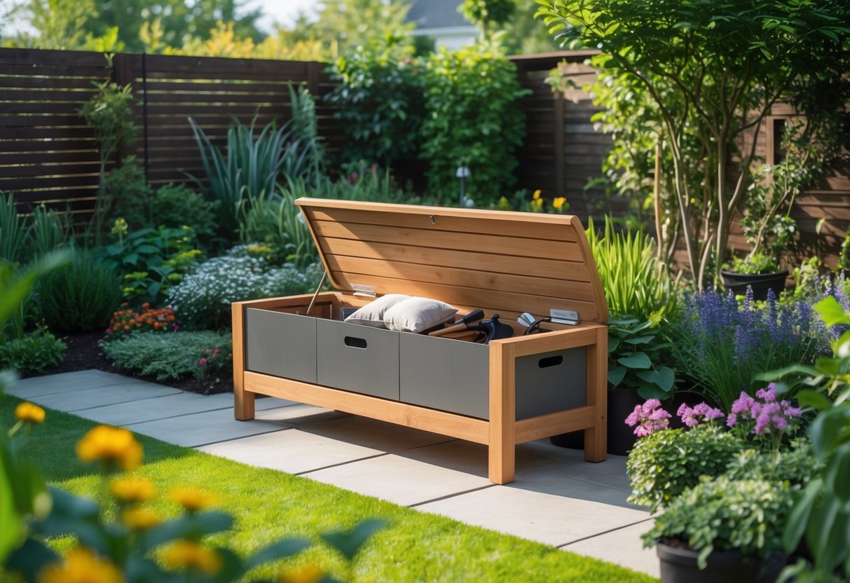 Praktiske løsninger til din have Sådan vælger du den rette havebænk til opbevaring